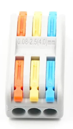 QPCT-2-3 250V 32A 3way Plug-in Automotive Quick-Connect Tool-Free Push-in Terminal Blocks