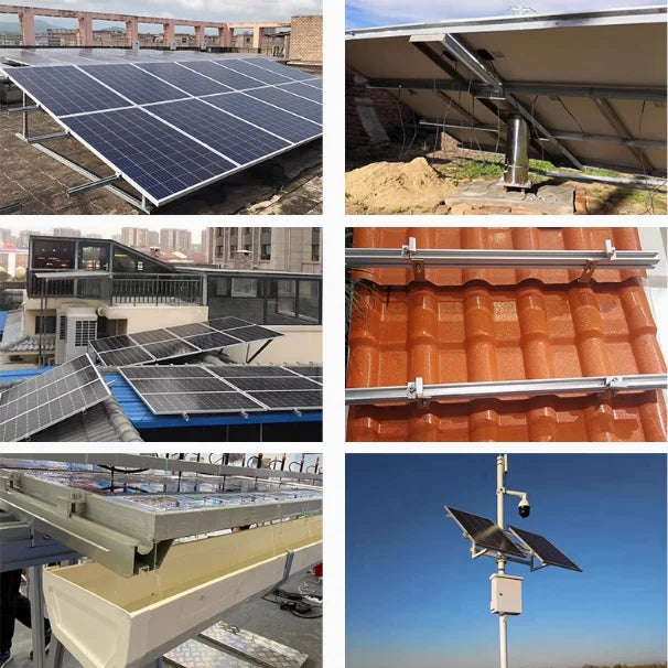 Hot-Dip Galvanized Anti-Seismic Solar Panel Photovoltaic Bracket Installation and Fixation Frame for Power Accessories