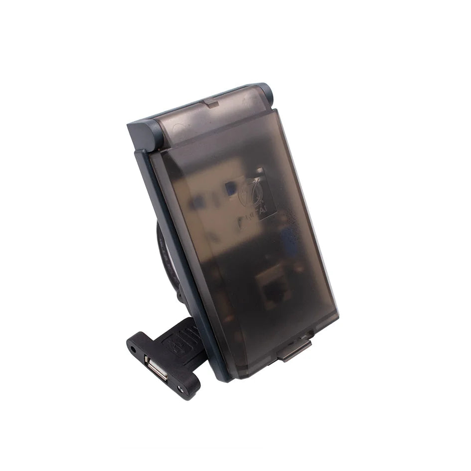 QH420-1 IP54 Power SOCKET Supply RJ45 USB Combination Sockets Multi-Functional Front Panel Interfaces for CNC Machines