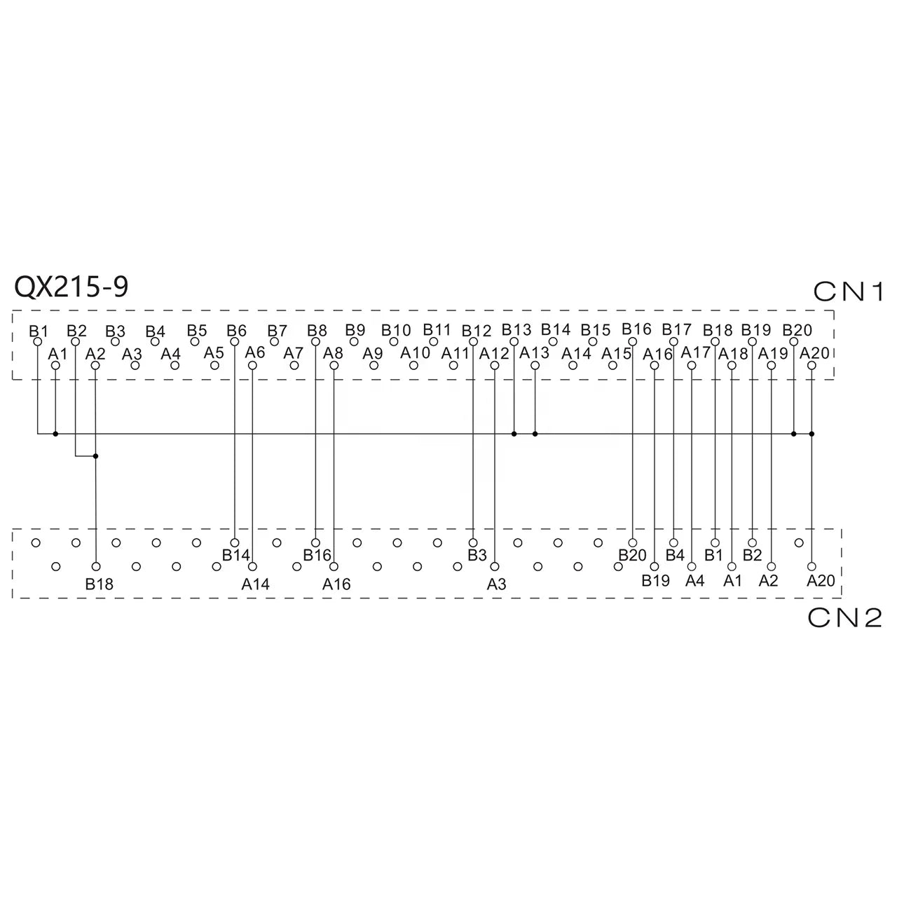 QX215-9-500 40P MIL Board Cable Industrial Automation Application in Stock 1-1 Small Diameter Conductor Soft Outer Cover Cable