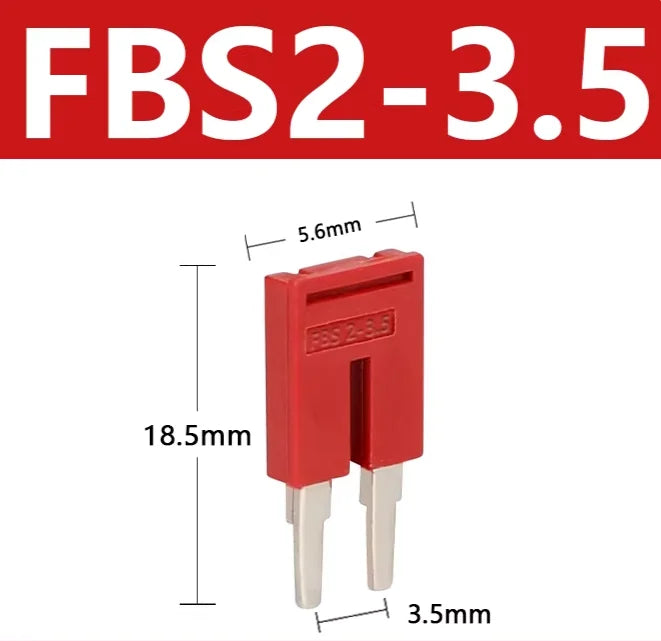FBS 10-3.5 PLUG in Bridge for PT 1.5mm² Din Rai Terminal Block Accessories Copper Jumpers & Jumper Bar