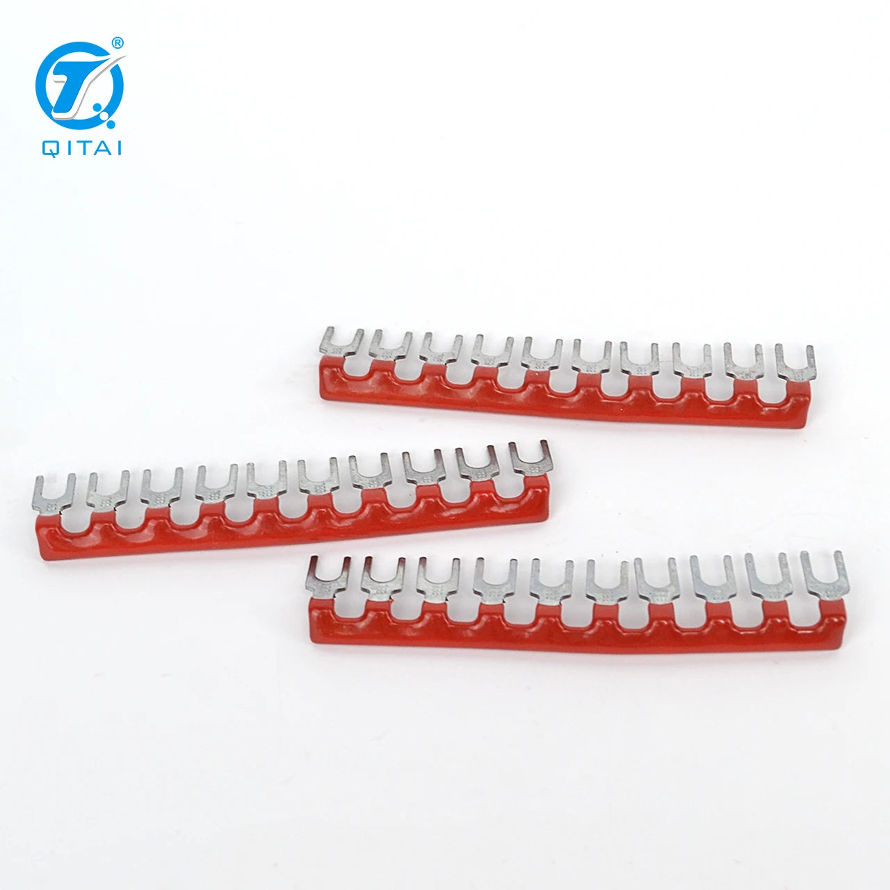 EB10-8BL(R) 10 Position Terminal Strip Terminal Connection Bar Jumper Strip Plug-In Bridge Components