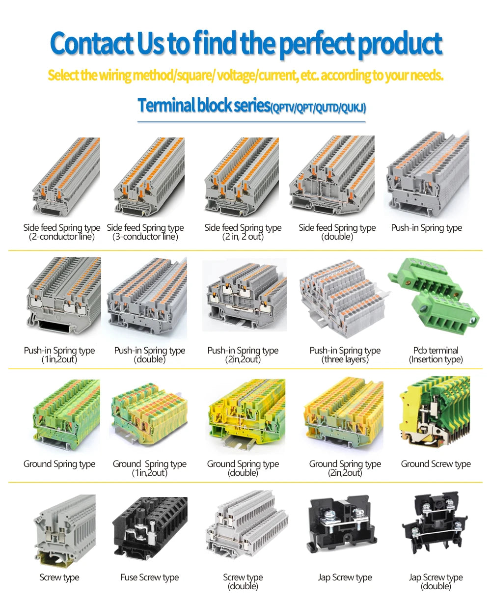 QUKJ-10RD UK 10-DREHSI-EX (5X20) - Fuse Modular Terminal Block 800V 10A 0.5-16mm2 Screw Mrbf Terminal Fuse Block