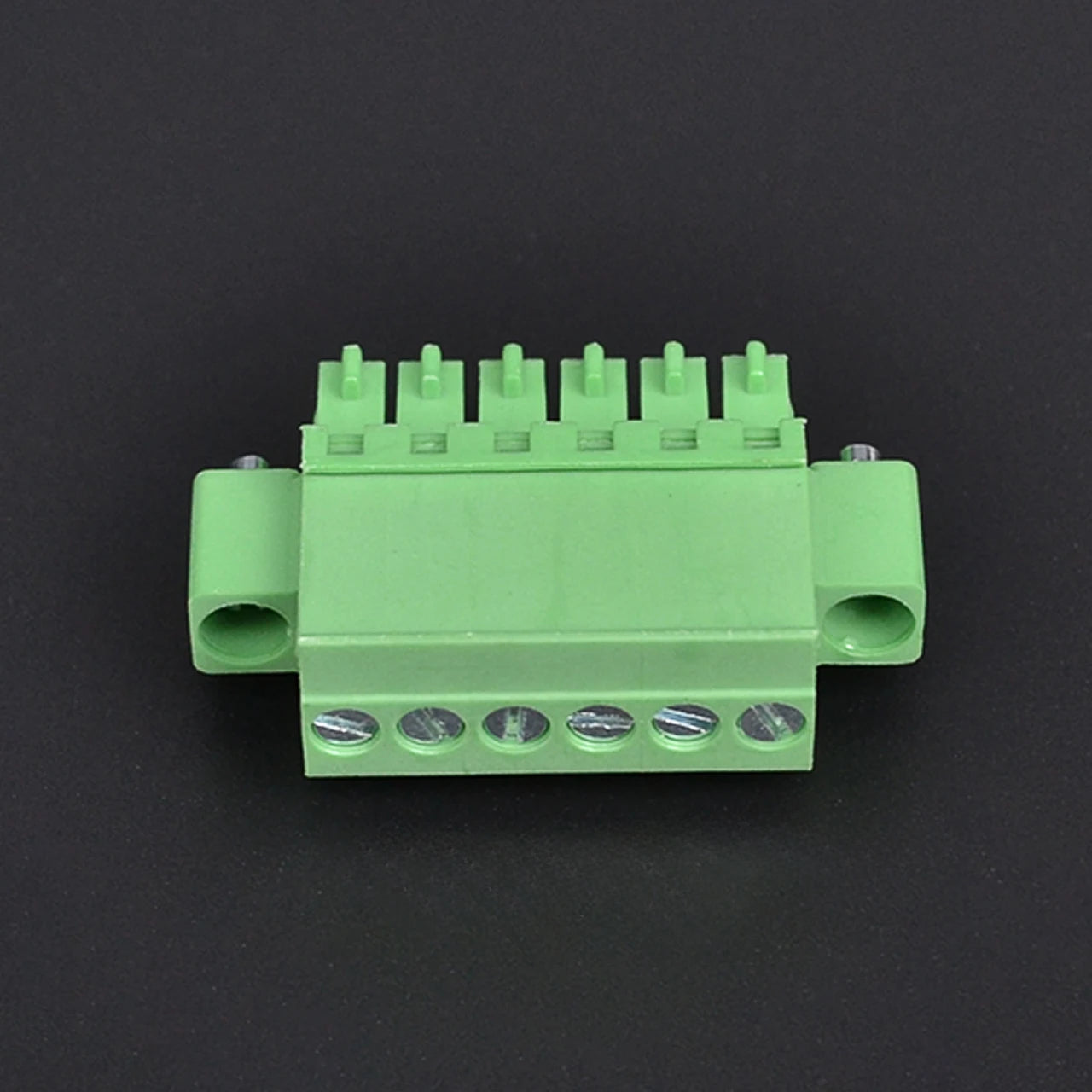 QPRB-381F-6P 3.81mm Pitch 6P Wire Connector Female PCB Terminal Block Screw-Pluggable Electric with Flange Manufacture Product