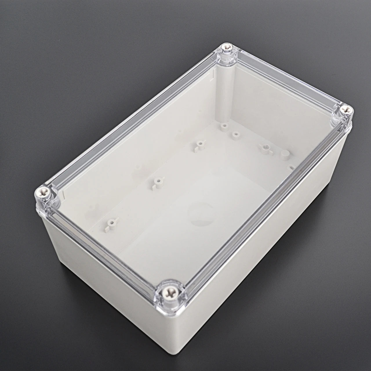 TJ-AT-1217 125*175*75mm Terminal Block Electronic Waterproof IP66 Sealed ABS Plastic DIY Junction Box Enclosure Case Clear