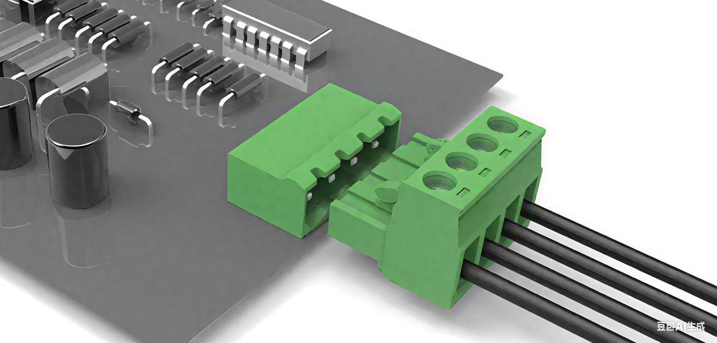 QPLD-381L Crew Mount Terminal Block Connector for PCB Board Barrier Terminal Blocks