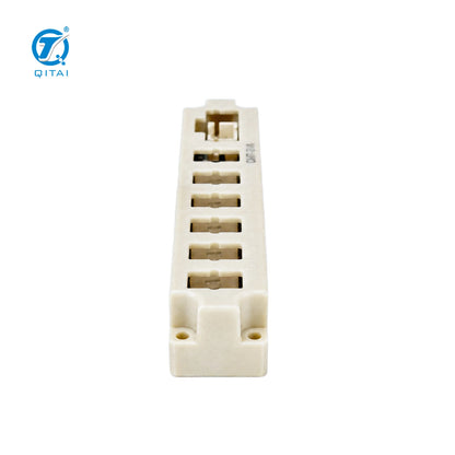 QMT-SV6 6 Way Solenoid Valve Manifold Connector Terminal Block DC24V 70mA DIN Rail Mount NPN PNP for PLC Pneumatic Control