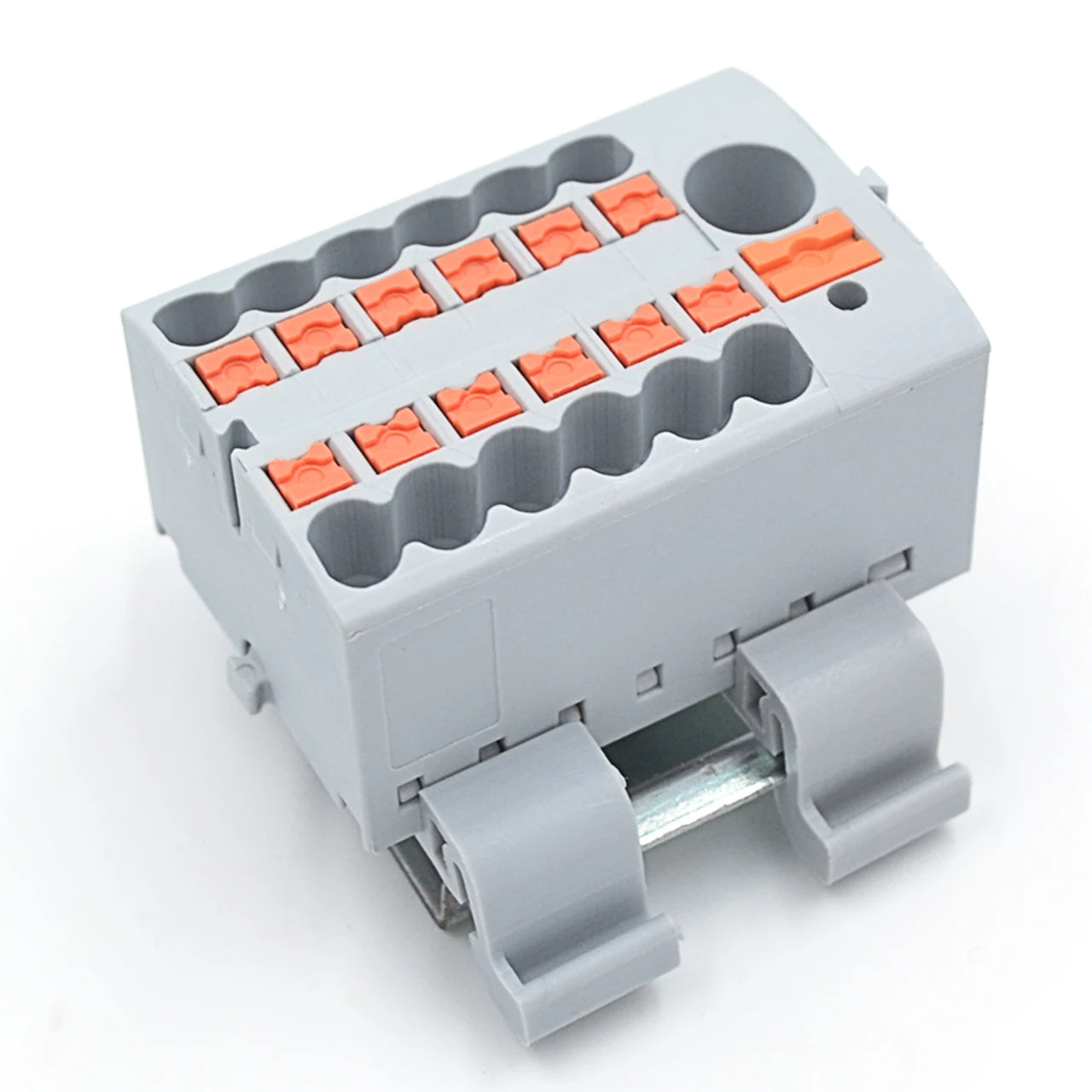 QPTFX 6/12*2.5D 690V 24A Push-in Connection Distribution Block Load Contact Cross Section: 0.14-4 Mm² Rated Cross Section: 6 Mm²