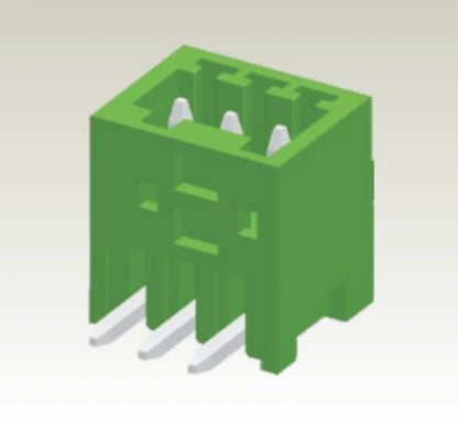 QS-250R PCB Terminal Blocks 2.50mm Pitch 2-24P 300V 10A Green High Strength Screw Connector