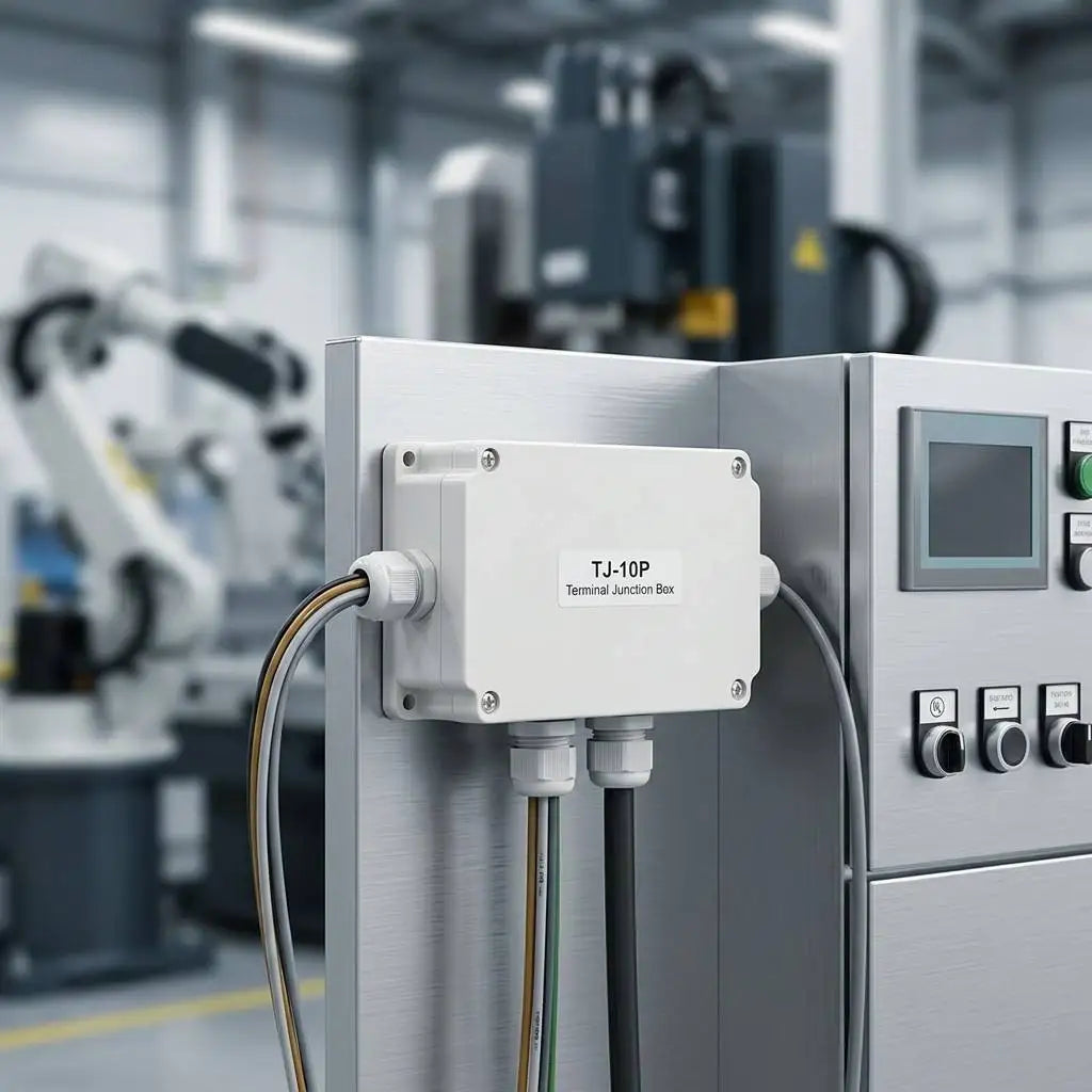 TJ-10P IP66 Waterproof Electrical Junction Box ABS PC PBT Enclosure Cable Connector Outdoor Industrial Terminal Distribution Box