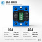 QSJD Series DC Motor Forward Reverse Solid State Relay Module 10-40A 24VDC MOSFET Low Leakage for DC Motor Control