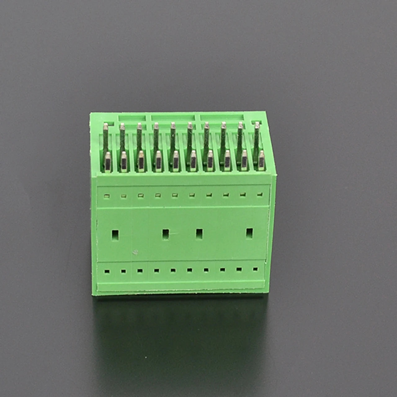 QSD-250R-2X10P 2.50mm Pitch Double-Deck 10P Green Cheap Male and Female PCB Screw Terminal Blocks Simple Design High Quality