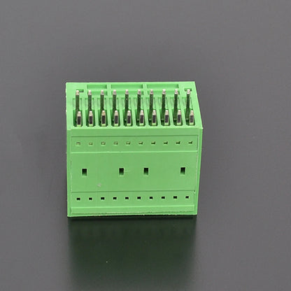 QSD-250R-2X10P 2.50mm Pitch Double-Deck 10P Green Cheap Male and Female PCB Screw Terminal Blocks Simple Design High Quality