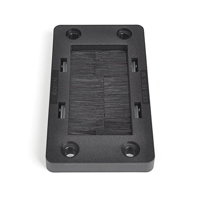 CES-BES-10  PA66  UL94 Cable Entry Systems Cable Management Plate Panel Wiring Accessories Frame with Brush
