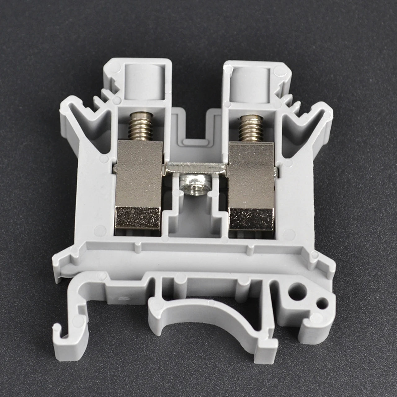 QUKJ-10 Screw DIN Rail Terminal Block wiring detail