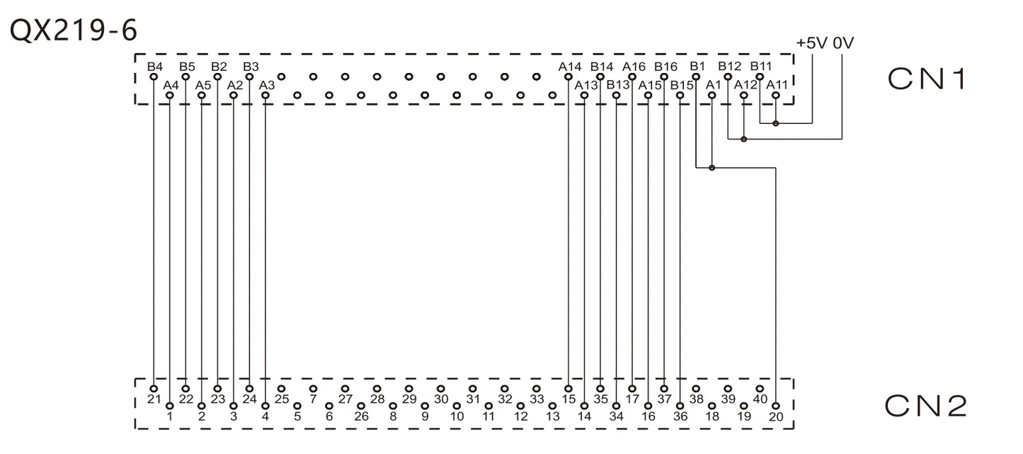 QX219-6  48P/ FCN  40P/MIL Cable PLC I/O Cable Copper Flexible Insulated Wires and Cables  500-10000 mm