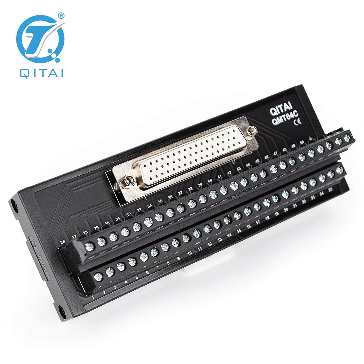 QMT04C D-SUB Terminal Block Universal Design High Quality Gold-plated Connector 50P Female D-SUB(RS323) PLC Connect