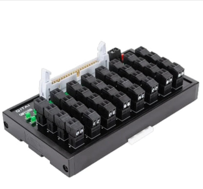 QMT08B 32 Bit Output Terminal Block DC24V 1A PLC Module Connect With LED Light Remote Control NPN/PNP
