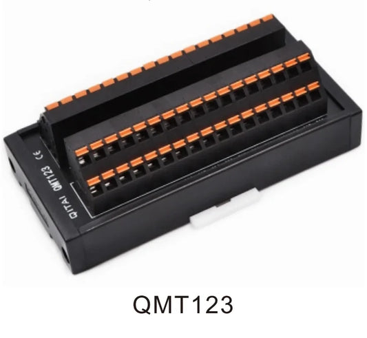 QMT123  Spring Type Terminal Block Transfer Two-layer Independence 34 Bit European Quick-connect Terminal