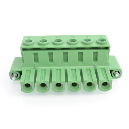 QPVH-1016F-6P 10.16mm Pitch 6P Female and Male Wire Connector Terminators PCB Screw Plug-in Terminal Block