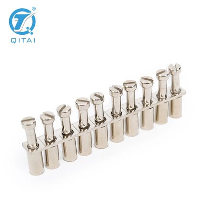 FBM 10-5 Din Rail Terminal Bock Bridge  Screw Terminal Block Plugging Jumper Fixed Bridge for  Din Rail Terminal Blocks