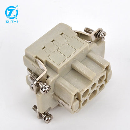 HE-006-FSB  16A 500V  Side Entry High Construction Hood Connector Cable H6B-SKH-2B-M32  Thread Size 2 Bolts
