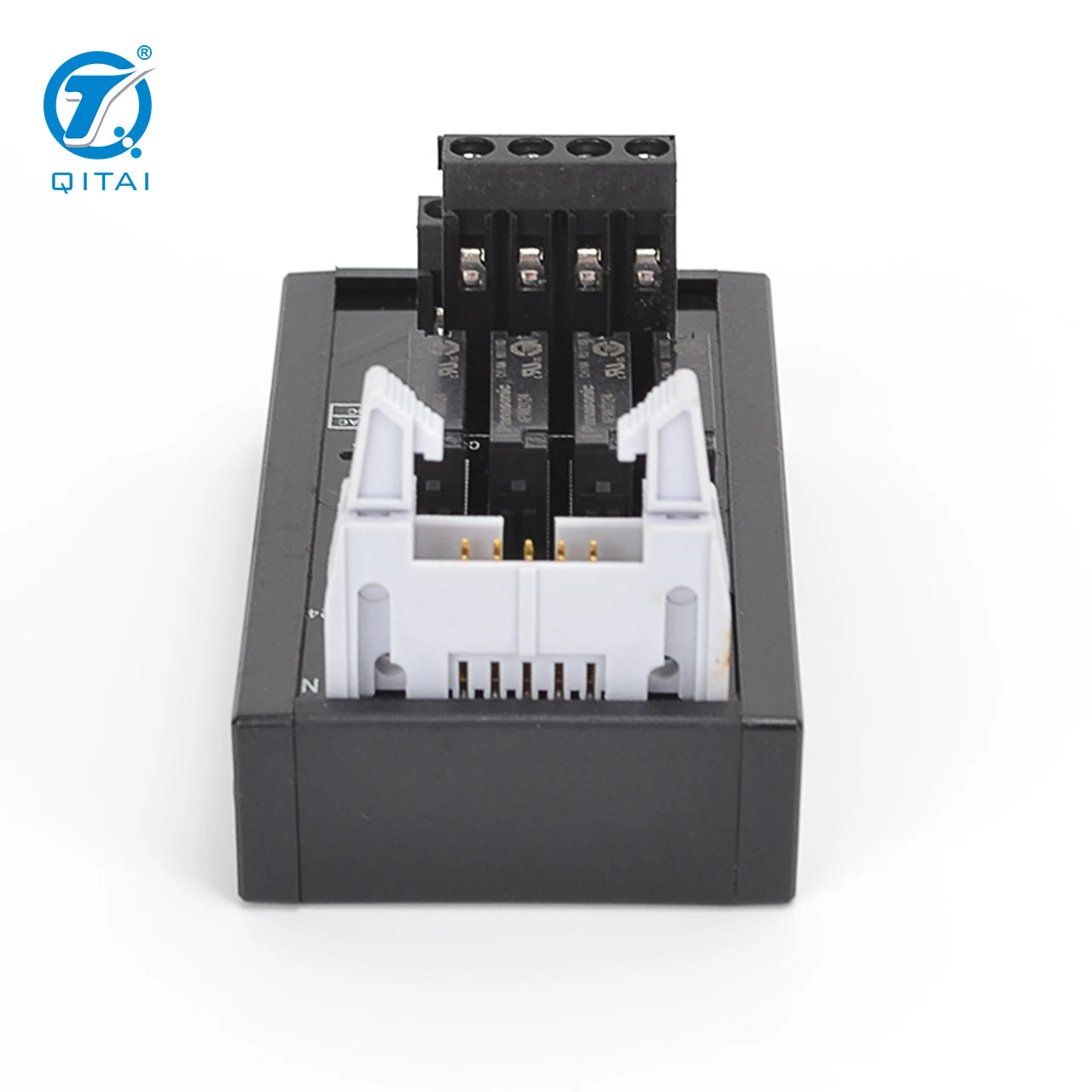 QMY401 Electric SSR Intermediate Relay Converter Module QMY401 4-Pole DC24V 4 8 16 32 Channel PLC 1A Screw Connection Brass