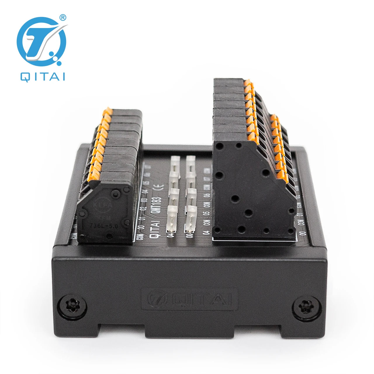QMT183 DIN Rail Spring Terminal Block NPN/PNP Input/Output Safe Reliable European Push-In Connection Quick-connect Terminals LED