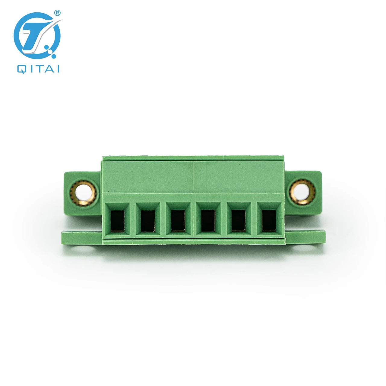 QPS-381ST-6P 6 Pole 3.81mm Pitch PCB Mount Screw Terminal Block Connector for PCB Wiring Printed Circuit Board Terminal