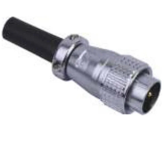 P24F-6A  Cable Type Backward Installed Plug a 24mm 250V Metal Circular Aviation Connector Waterproof  6/10/12/19PIN