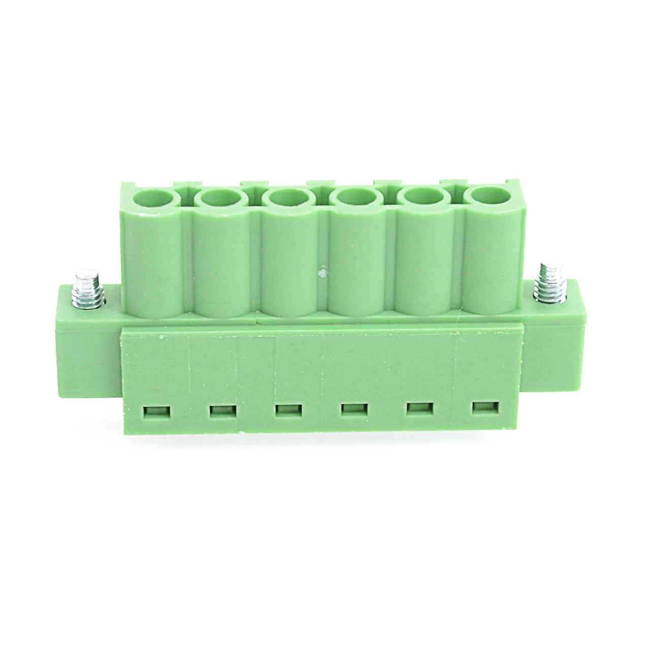 QPV 500 6P PCB 300V 15A 5.0mm Pitch Wire Plug in Terminal Block Connector Male Pluggable Terminal for Industrial Automation