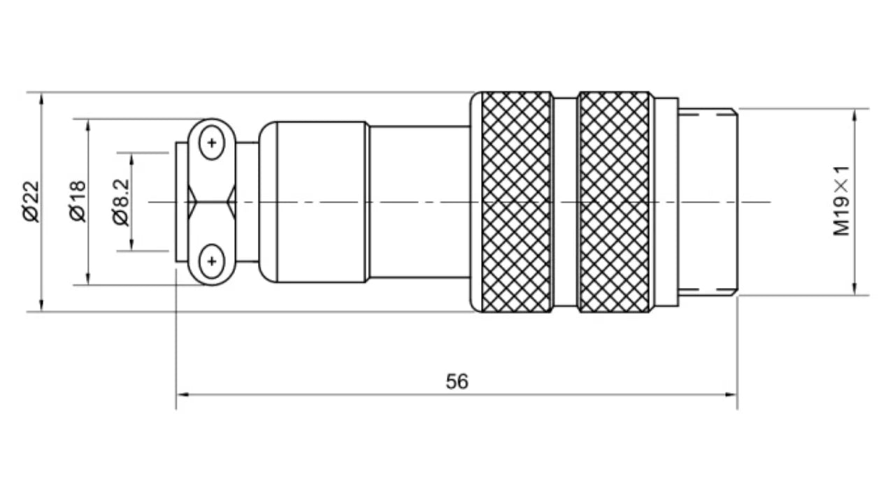 20M-9K 2P- 12P  Straight Backward Installed Plug a 250V Metal Circular Aviation Connector Waterproof for Aviation