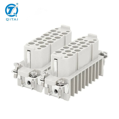 HD-050 Heavy Duty Connector Insert, 250V 10A MC Male/FC Female, Crimp Terminal Industrial Automation Panel Mount Connector