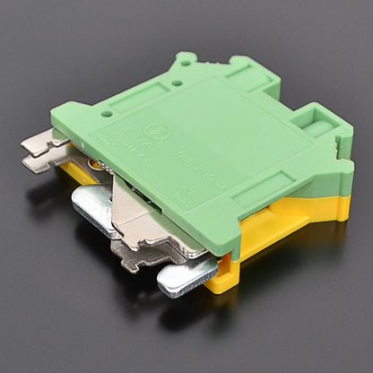QUKJ-10JD  Earth Din Rail Terminal Block 10 Mm2  Screw Type Ground Terminal Block