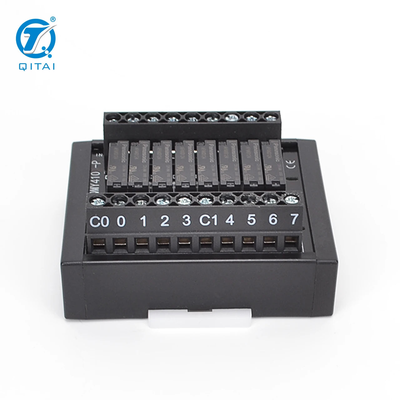 QMY410-P DC24V 7.5mA Relay Module 8 Channel PLC Terminal Block 180mW Contact 1a