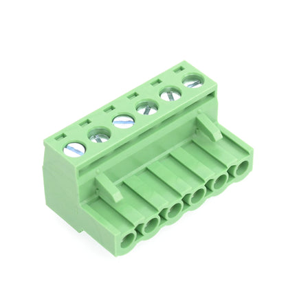 QPV-508-6P 5.08mm Pitch 6P Female and Male Wire Connector Terminators PCB Screw Plug-in Terminal Block