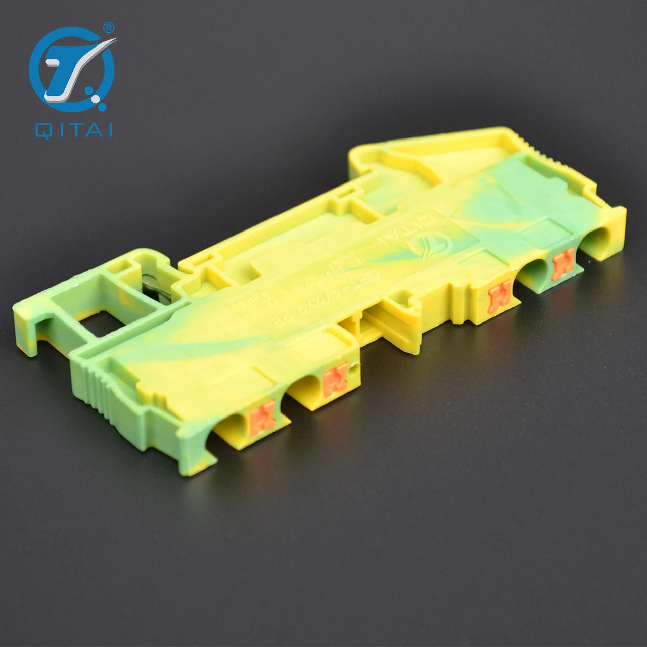 QPT4/2*2PE  PT 4-QUATTRO-PE - Protective Conductor Terminal Block Earth Grounding 800V 32A Din Rail Install Mounting