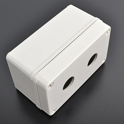 TJ-0813-K2 2-hole Push-button Junction Box IP66 Waterproof Plastic Enclosure  Box ABS 80*130*70MM