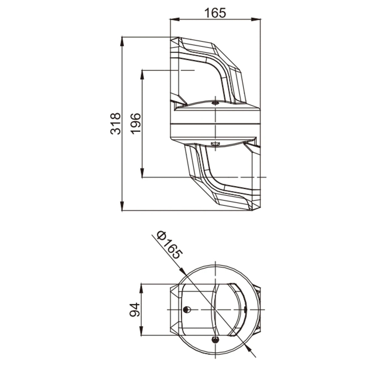 GTL Series Clevis Assembly Intermediate Connector Die-cast Aluminum Alloy Horizontal Rotation 0-320° Industrial Controls