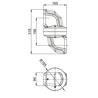 GTL Series Clevis Assembly Intermediate Connector Die-cast Aluminum Alloy Horizontal Rotation 0-320° Industrial Controls