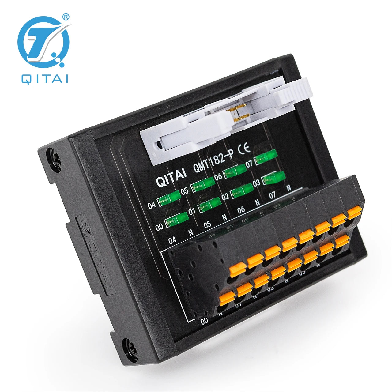 QMT182-P  Spring Type Terminal Block PNP Input/output Safe Reliable European Quick-connect Terminals With LED Light