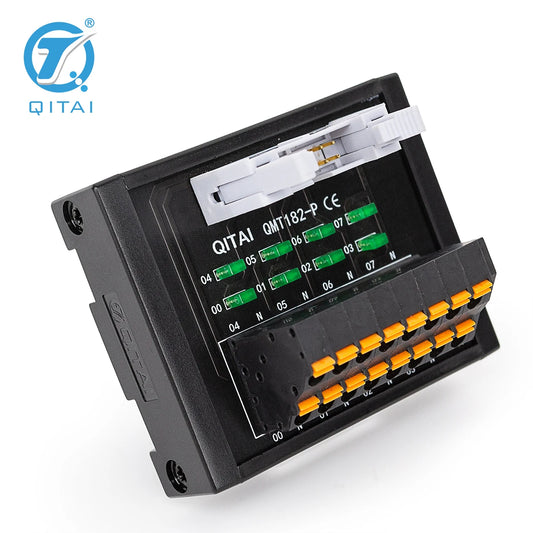 QMT182-P  Spring Type Terminal Block PNP Input/output Safe Reliable European Quick-connect Terminals With LED Light