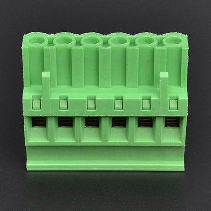 QPRA-508-6P 5.08mm Pitch 6P 300v 15A M3.0 Screw Green PA Material QPR Series Plug PCB Terminal Blocks
