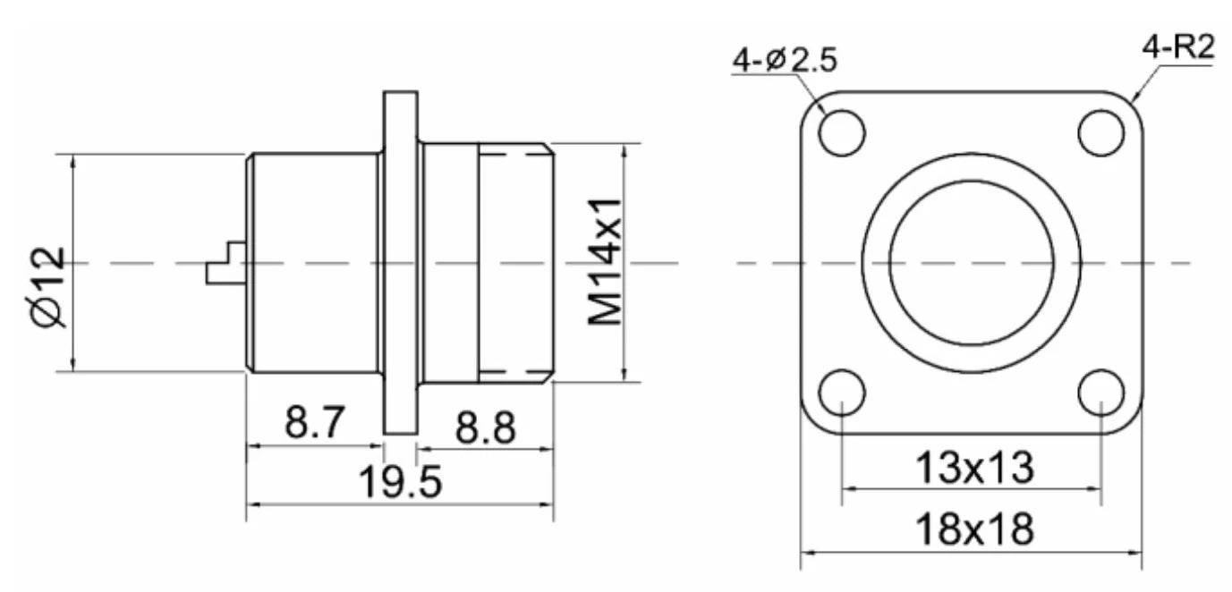 P12-5H GX12 Flange Power Wire Connections E 2Pin-7Pin Male Female 12mm Circular Aviation Socket Plug Panel Connector