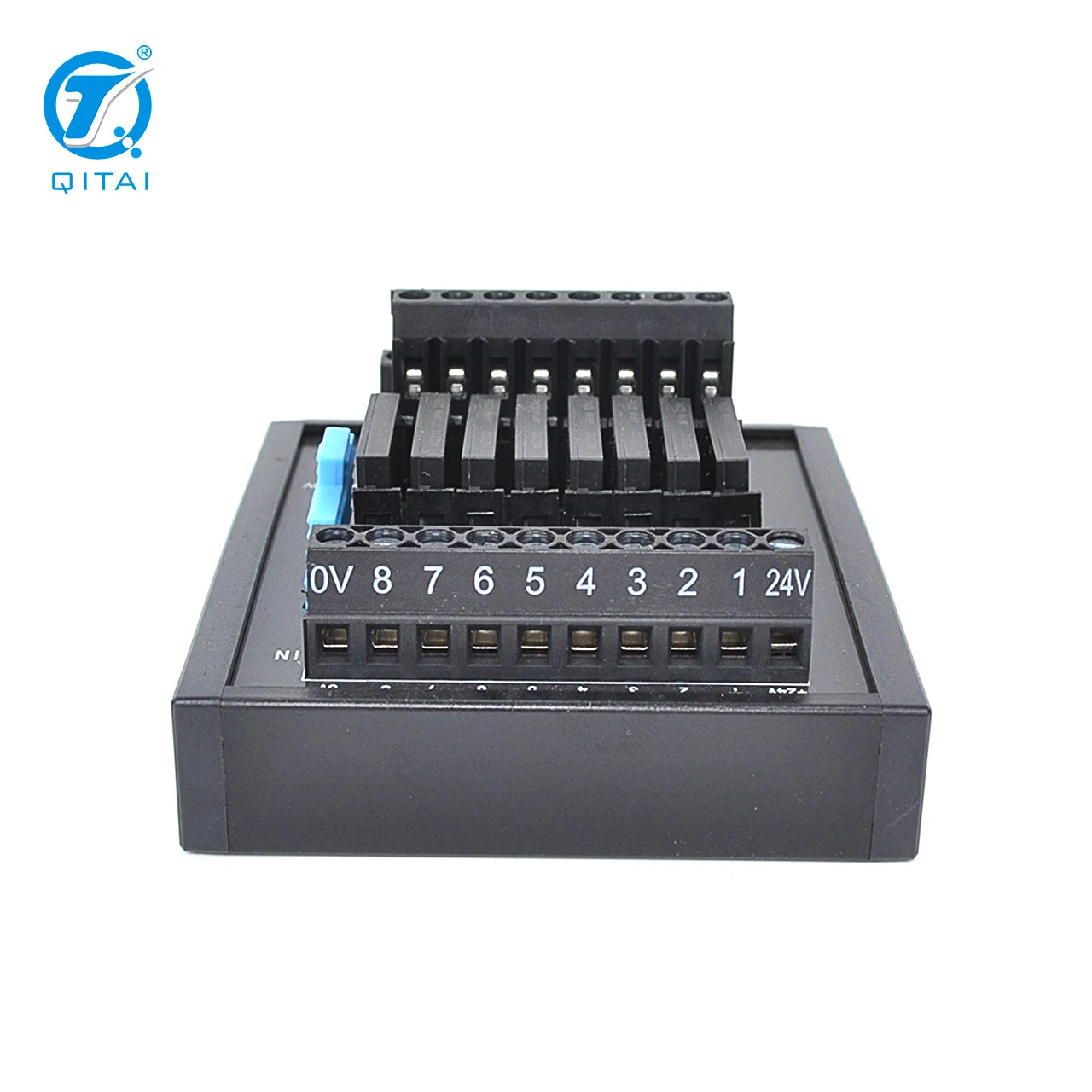 QMY505 DC24V Solid State Relay Terminal Block 8 SSR 2.7A  60V Output MOS 1a Solid State Relay Module 8 Channel
