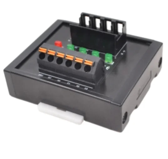 QMT19D E-CON LED Light Din Rail Terminal Station with Push-In Connection and PNP/NPN Input Output Block