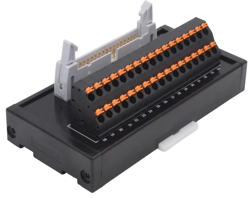 QMT057 34 Bit Spring Type Terminal Block Adapter Terminal Board PLC Sensor Numerical Universal PLC Breakout Board