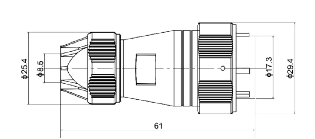 PTV20-12A Waterproof Dustproof Industrial Plug Multicore Connector 2/3/4/5/6/7/8/9/10/12/14 Pin Circular Connector