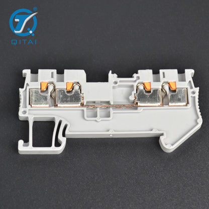 QPT-1.5/2*2 PT 1.5-QUATTRO Feed-through Din Rail Terminal Block 500V 17.5A Push-in Connection 0.14 - 1.5mm² Terminal Block
