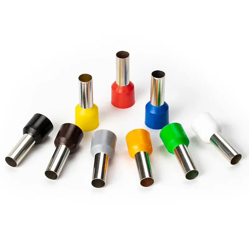E Series Multi-Color Tubular Terminal Insulated Nylon Copper Wire Ferrule Crimp Pin Terminal Ferrule Terminal Wire Lug Wire End